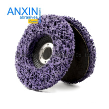 4"*5/8" 100*16 Top Quality Factory Directly Sale Easy Paint Remove Clean Strip Flap Disc Purple Color